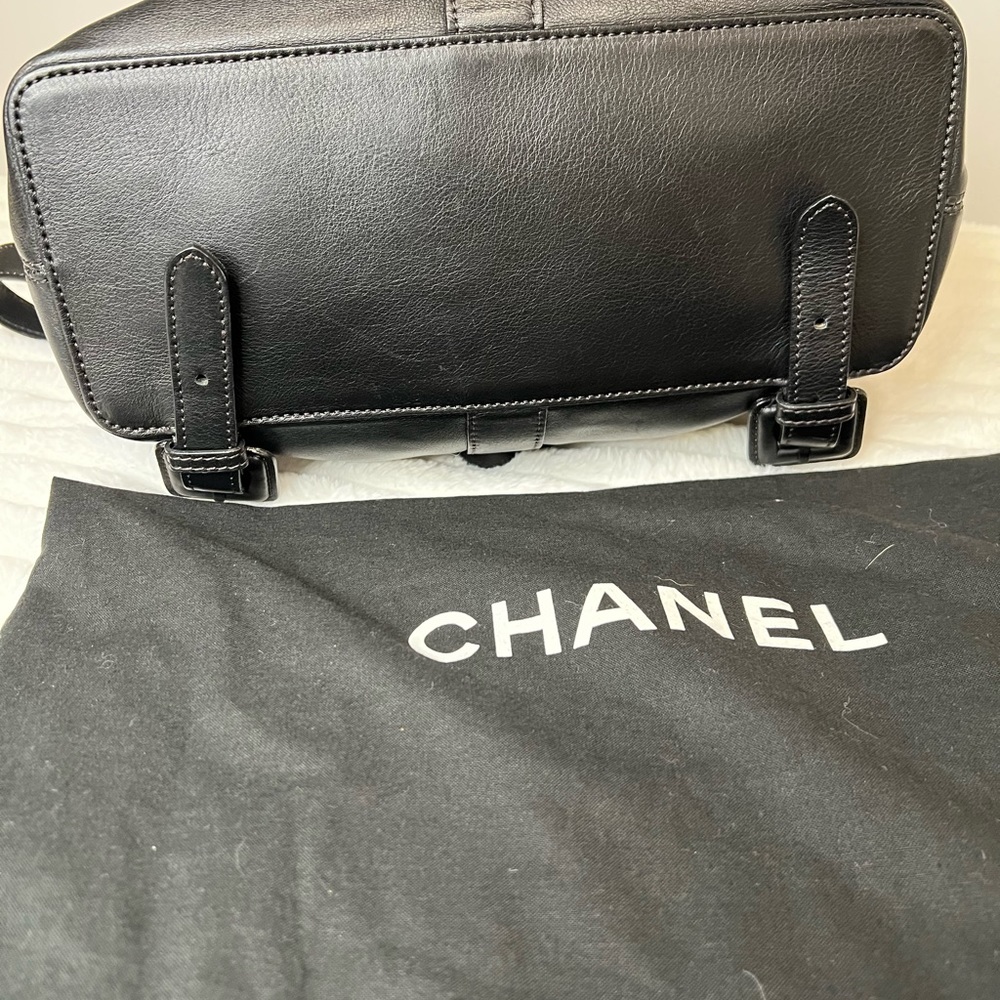 💯💎Authentic💎 CHANEL CC Turnlock Lambskin Leather Backpack - Picture 7 of 14